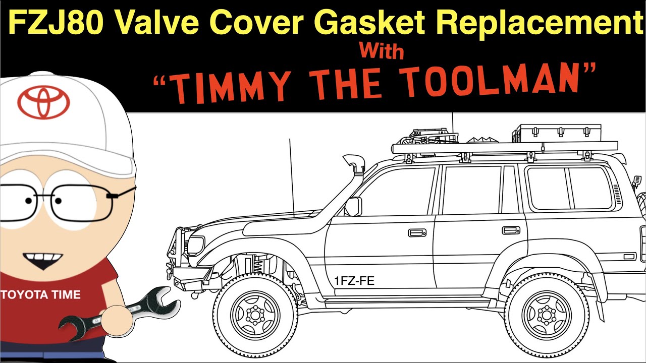 FZJ80 Valve Cover Gasket Replacement - 1FZFE Engine - Toyota Land Cruiser