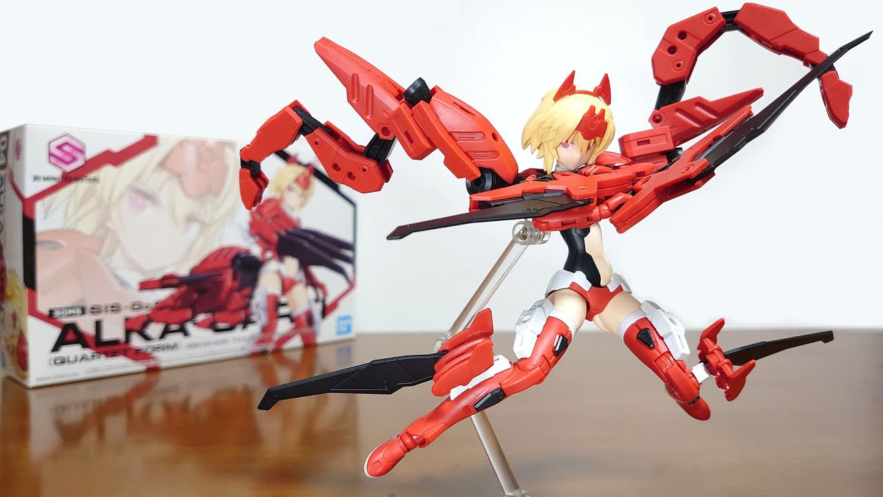 （30MSのキャラクター素体＆アーマーパーツがセットに！バックパックユニットは細かく可動！）30MS SIS-Gc69r アルカ=カルティー(カルテットフォーム)　レビュー
