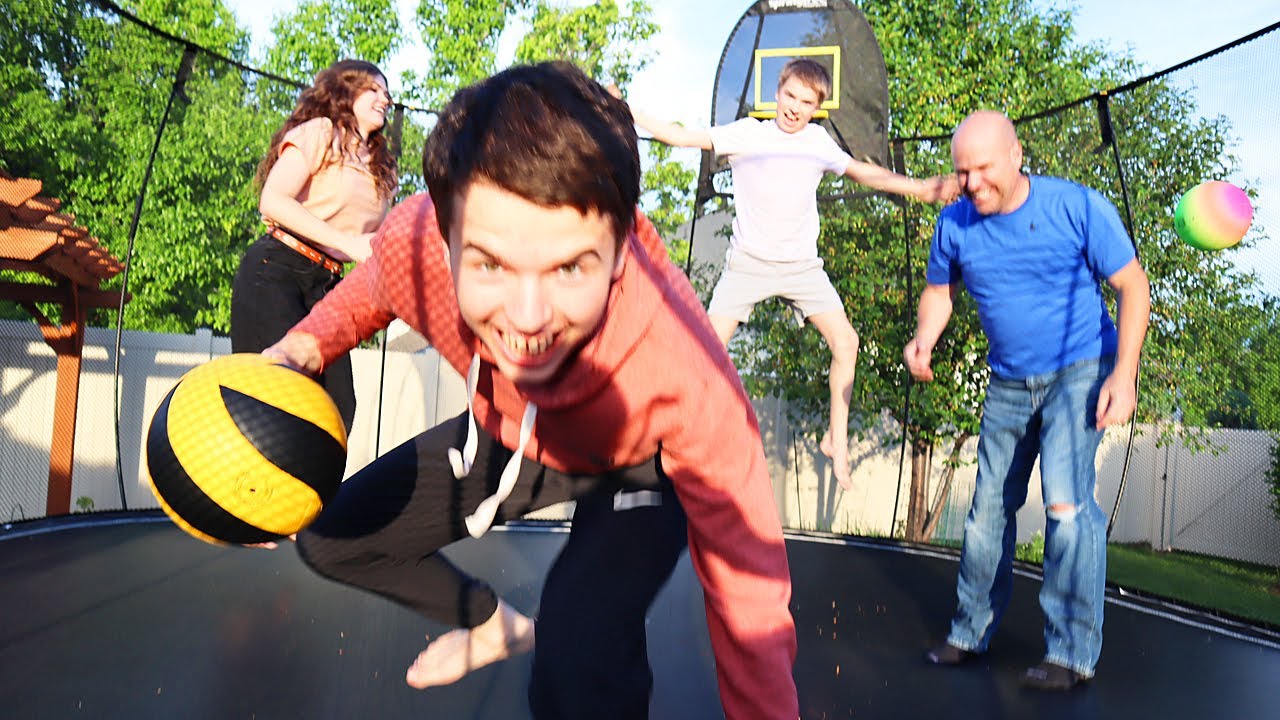 Trampoline Dodgeball!