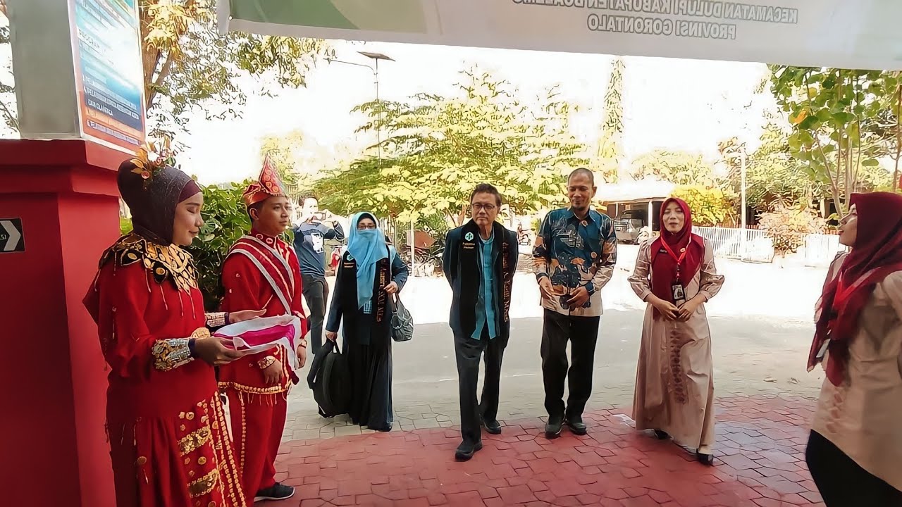 Yel-Yel Penyambutan Tim Surveior Reakreditasi Puskesmas Dulupi