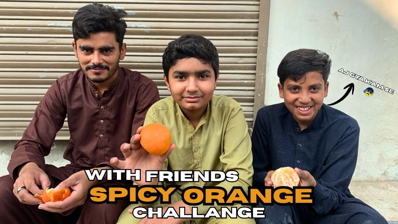 Spicy Orange Challange Gone Wrong ft: friends