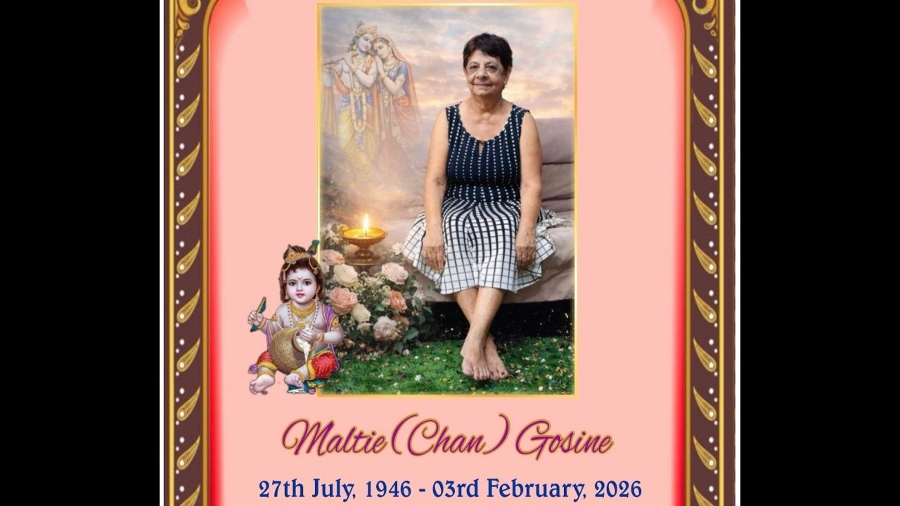 The Funeral of the late Maltie Gosine