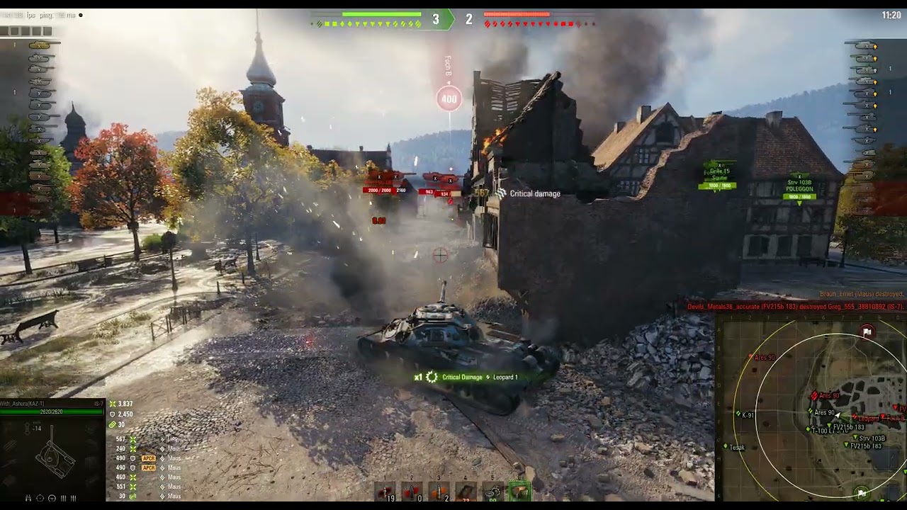is 7, 9k+ DMG, With_Ashura [KAZ-T] World Of Tanks