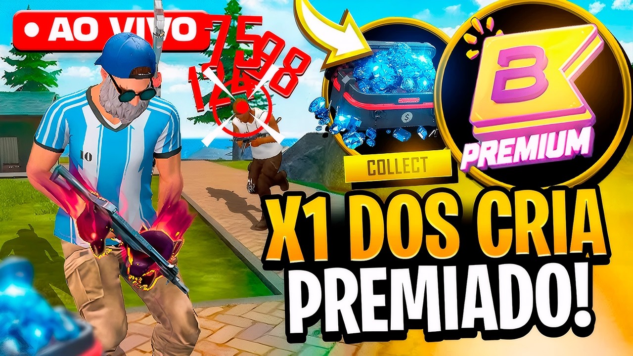 🔥 LIVE FF 🔥 FREE FIRE AO VIVO 🔥 4X4 + 6X6 COM INSCRITOS 🔥 SALA PERSONALIZADA🔥 X1 DOS CRIAS + PASSE🔥
