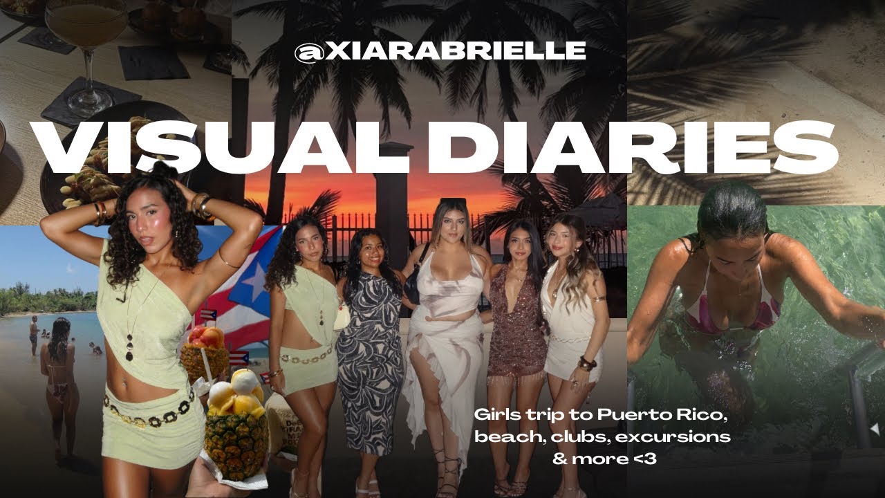VIDEO DIARY| girls trip to PR, beach, clubs, excursions & more