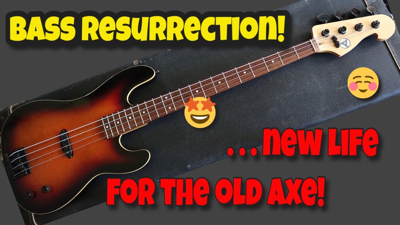Mr. Bassman Bass from 1982 resurrected with new neck, new electronics and a lot of love!