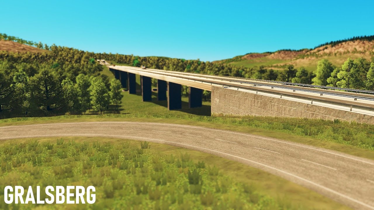 Cities Skylines - Gralsberg - 04 - Autobahn and a way into the city