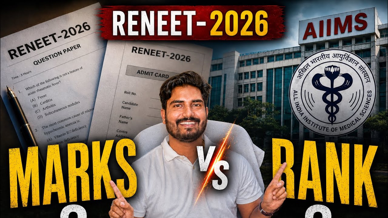 ReNEET 2026 Marks vs Rank Analysis | Top 100 | #neet #rank #marksvsrank #reneet  
