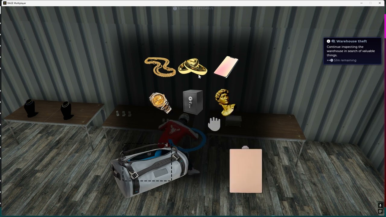 Warehouse Theft Tutorial For All | @GTAHUB PEGASUS