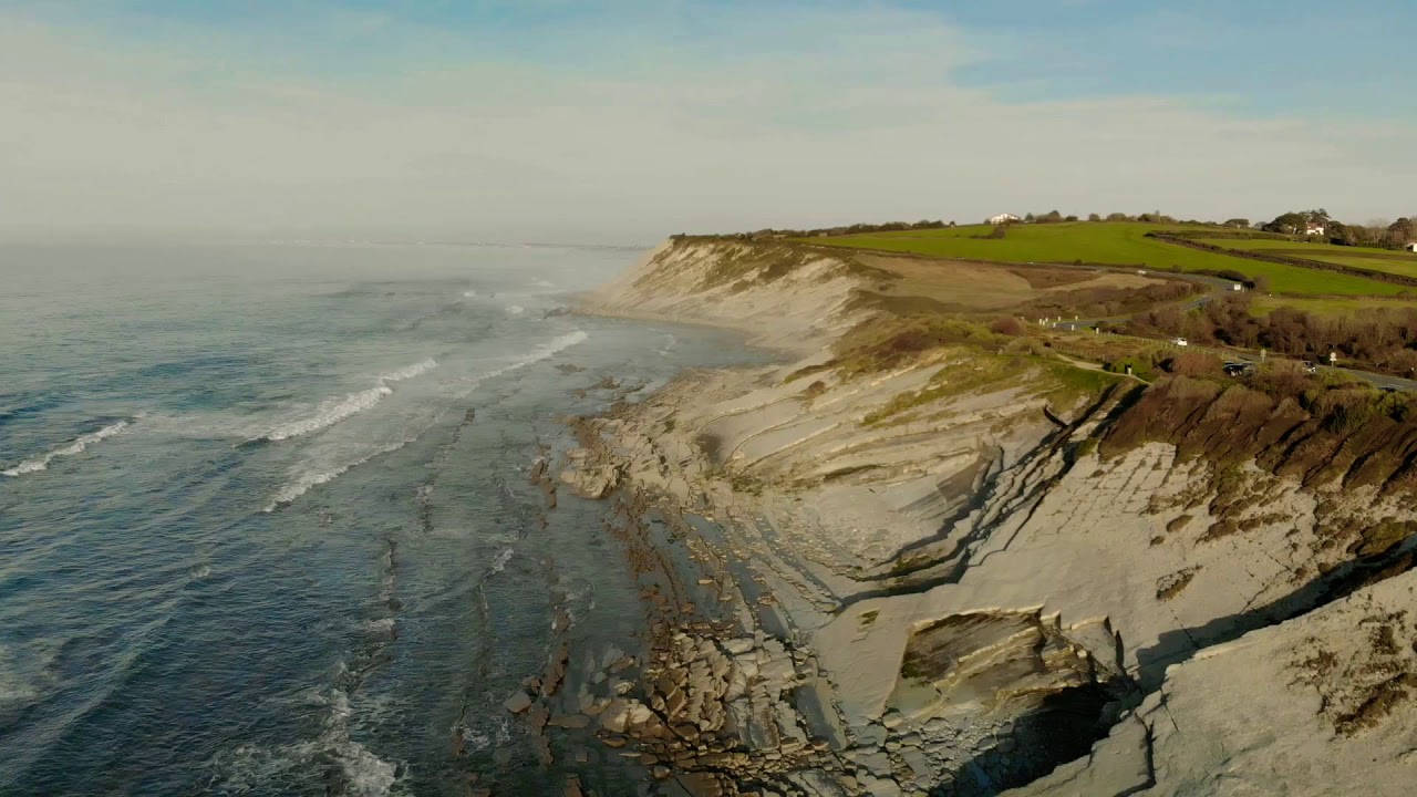 Route de la Corniche Urrugne en Drone