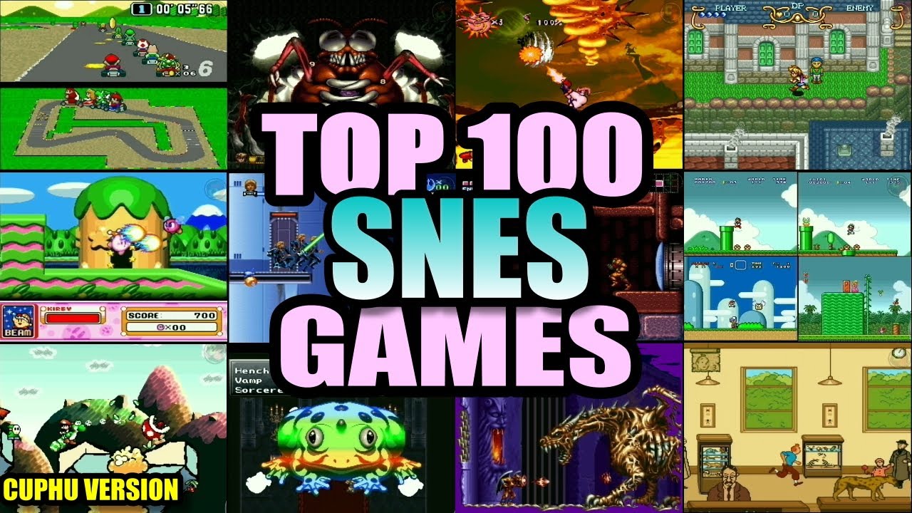 Top 100 Super Nintendo (SNES) Games || 😭1990s NOSTALGIA that WILL make YOU CRY😭