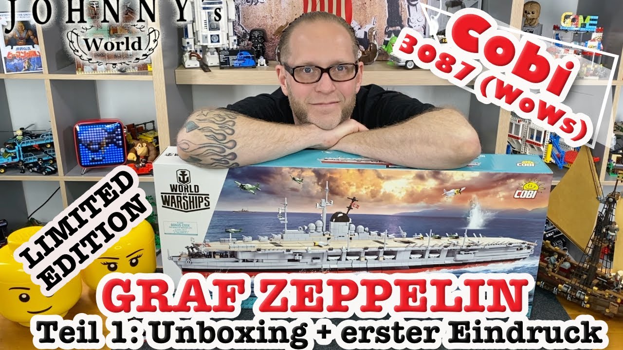 Cobi 3087 - Flugzeugträger Graf Zeppelin - Aircraft Carrier - Limited Editon TEIL 1