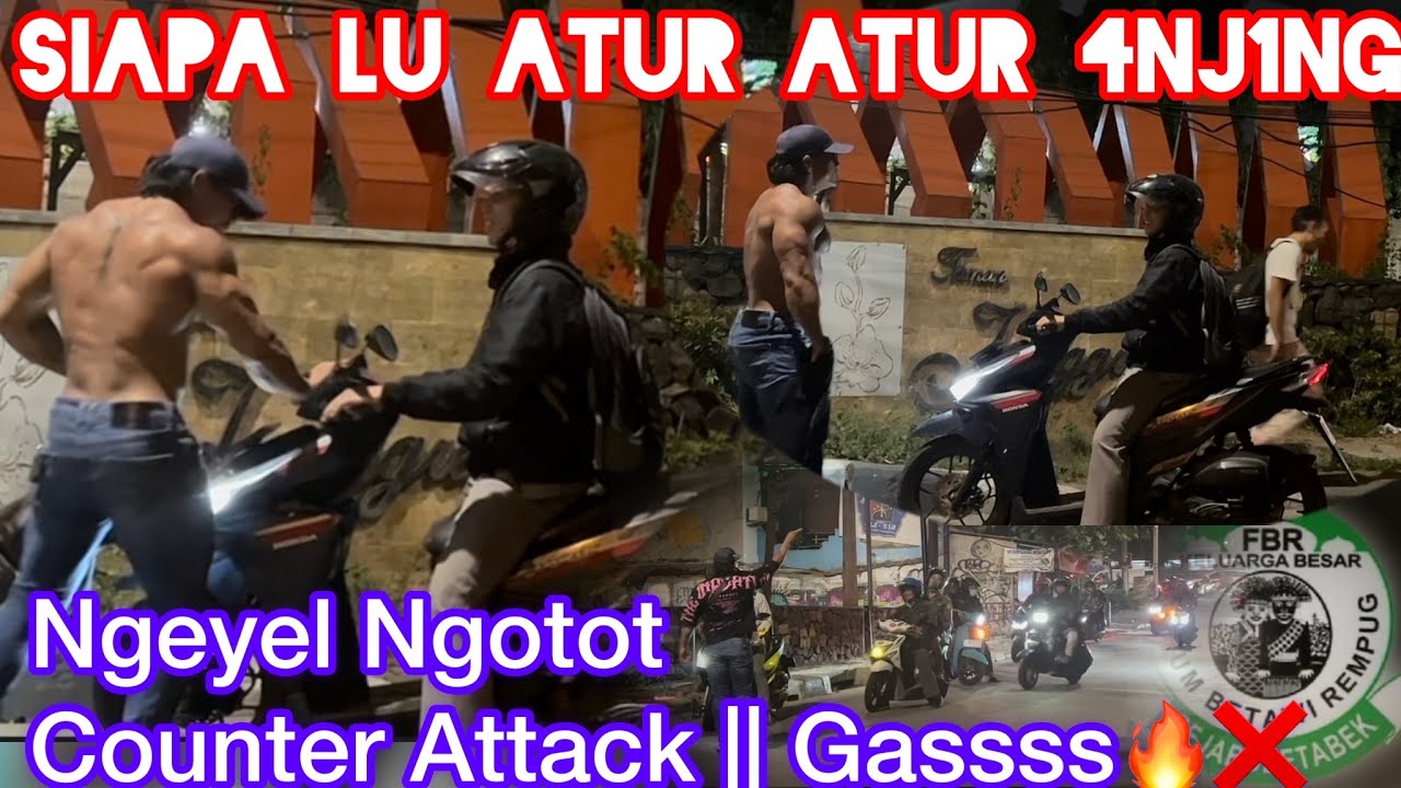 Tertib || Laurend Ngam*k, Helmi dorong2an Massa Vs massa || Korlap FBR || 😵 hari kedua TanjungBarat