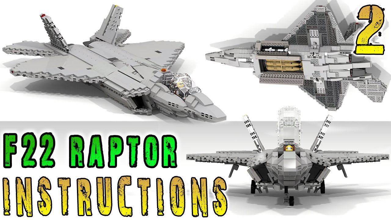 How To Build Lego F-22 RAPTOR (PART 2)