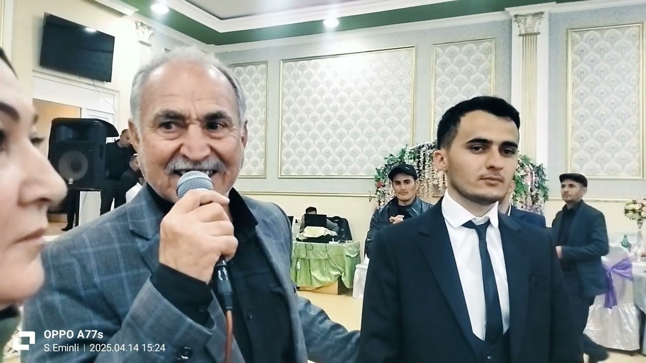 Şəhidimiz Elşən Sultanlının qardaşının toyu. Şəhid atası Əlikömək əminin çıxışı