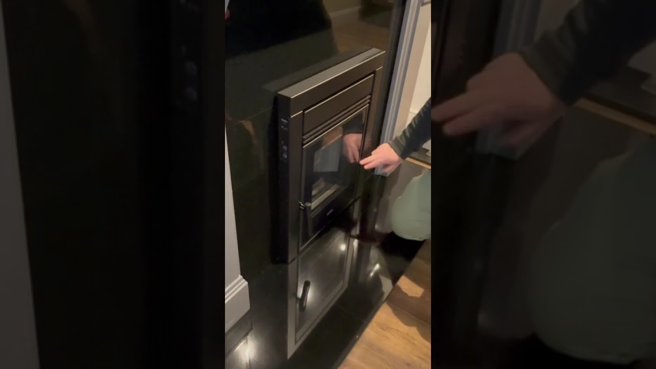 Elcofire Cooper 6S Pellet Stove | Modern Inset Fireplace Upgrade 🔥 #cremur #home