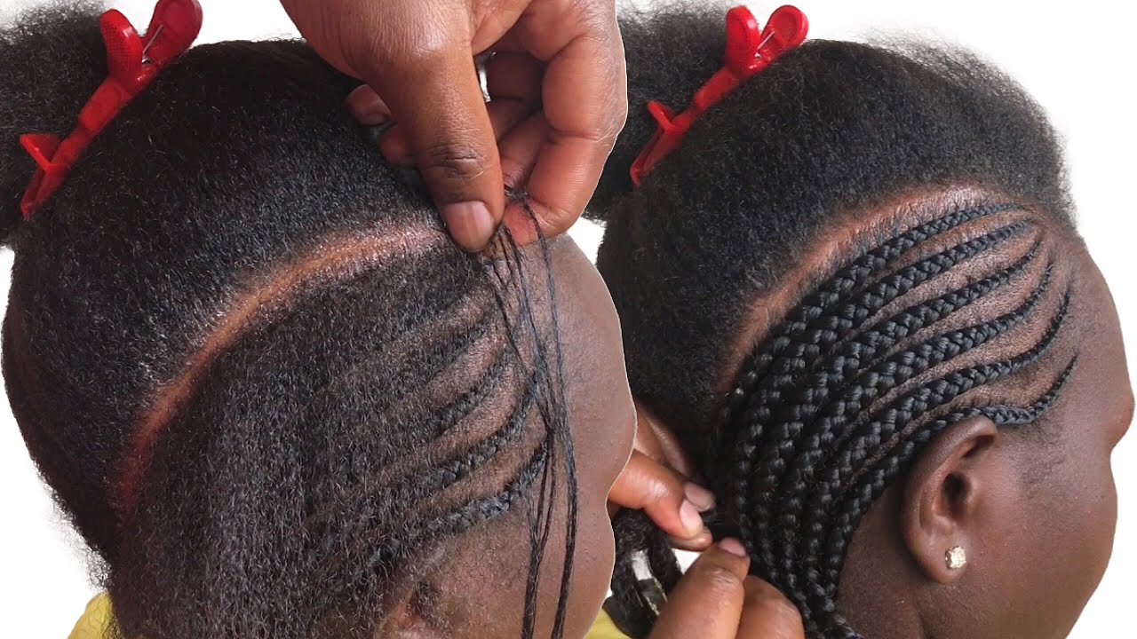 HOW TO DO:back GHANA weaving/yebo/mwongezo/pencil for BEGINNERS @JANEILHAIRCOLLECTION