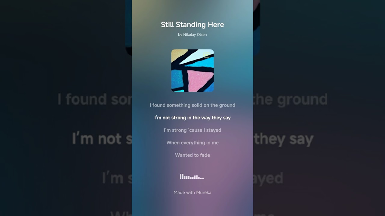 Still standing here