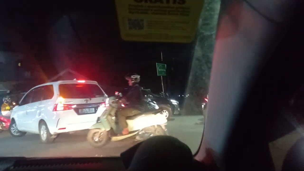 Dashcam setelah mampir isi kampung tengah langsung balik pulang