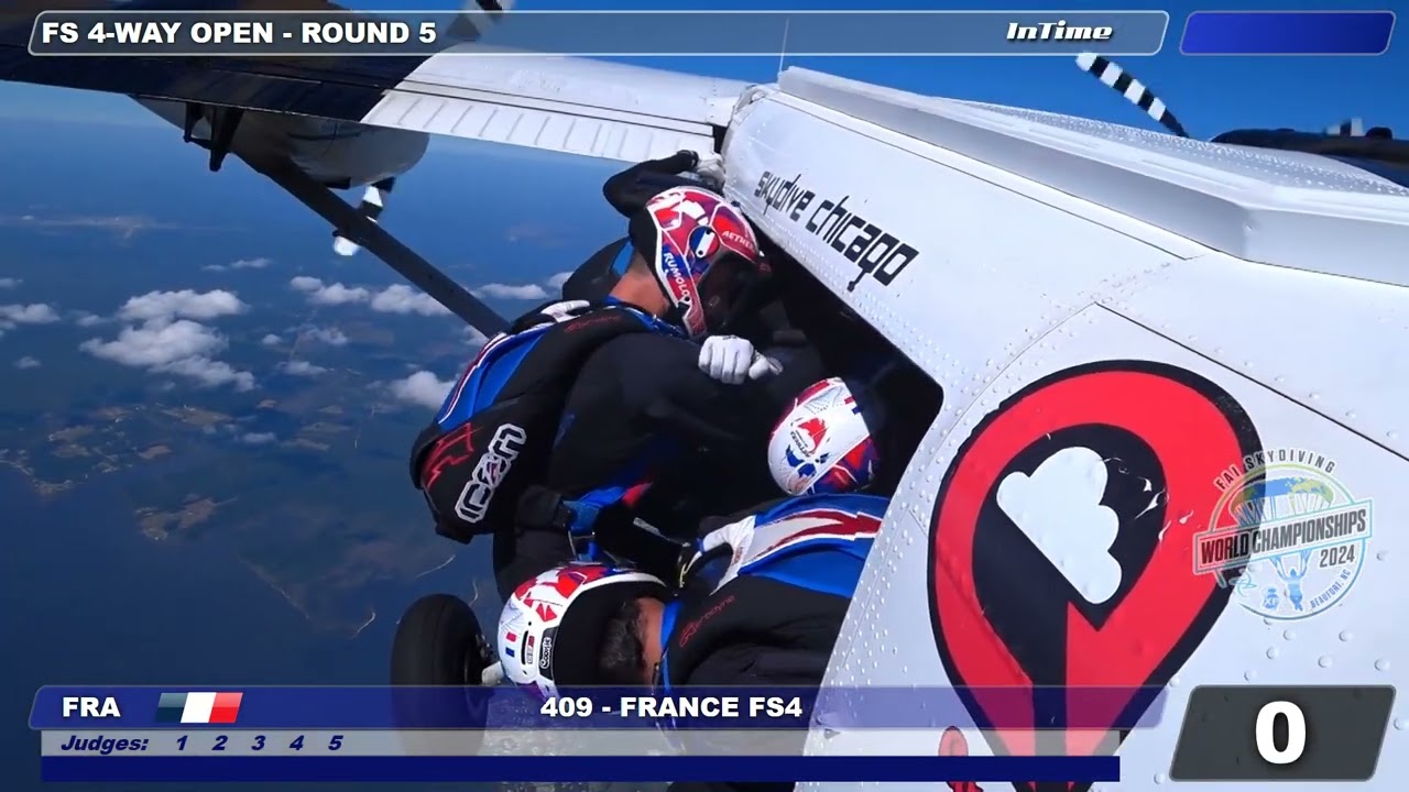 France 4-way Formation Skydiving: 2024 FAI World Championships
