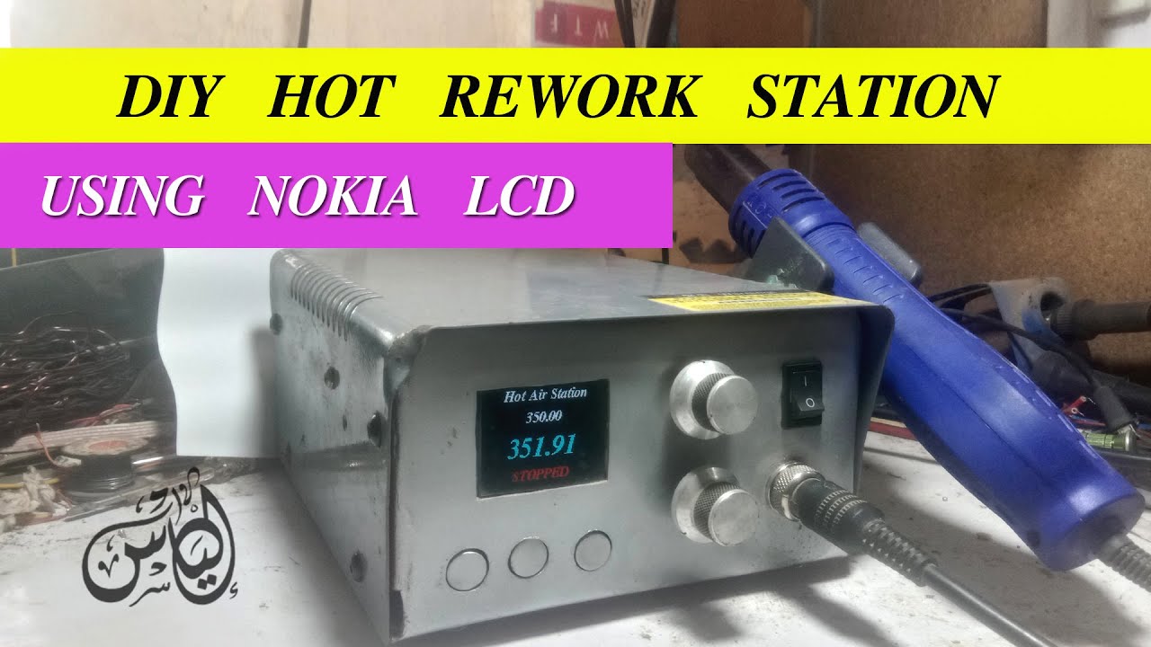 DIY SMD Rework Station: Build Your Own with Arduino & Nokia Display