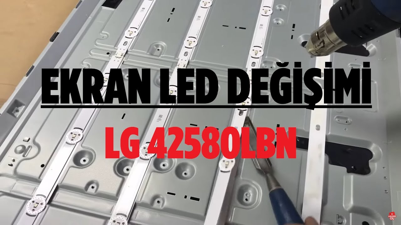 LG TV Led Bar Tamiri, Ekran Led Değişimi, 42LB580N