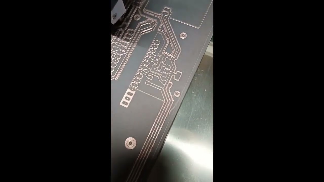 PCB drawing with 3D printer