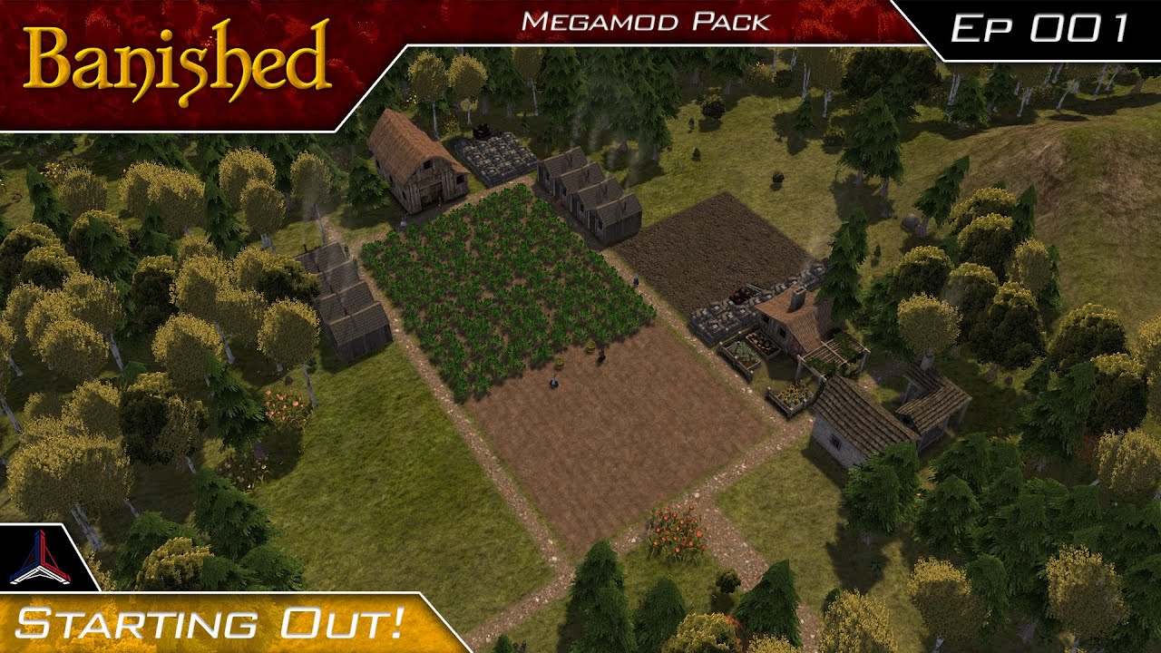 Banished - Megamod | Starting Out! | #001