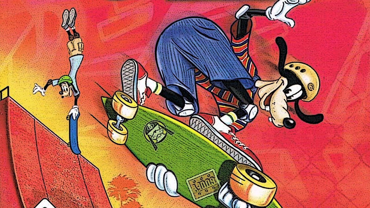 Extremely Goofy Skateboarding