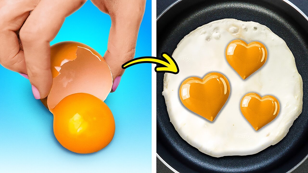 Easy And Quick Breakfast Recipes, Simple Egg Hacks And Eggcelent Cooking Ideas