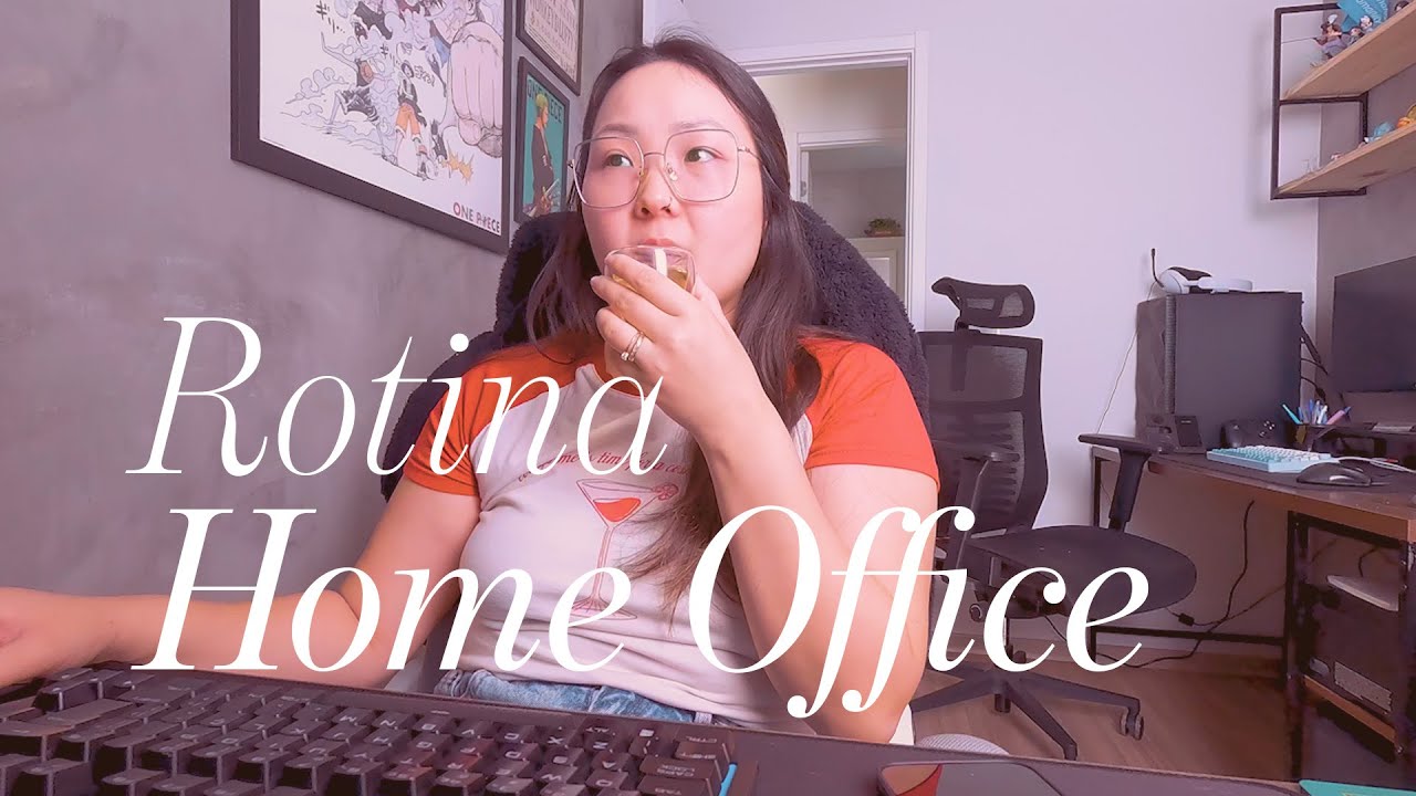 rotina home office colecionando memórias e comendo muito