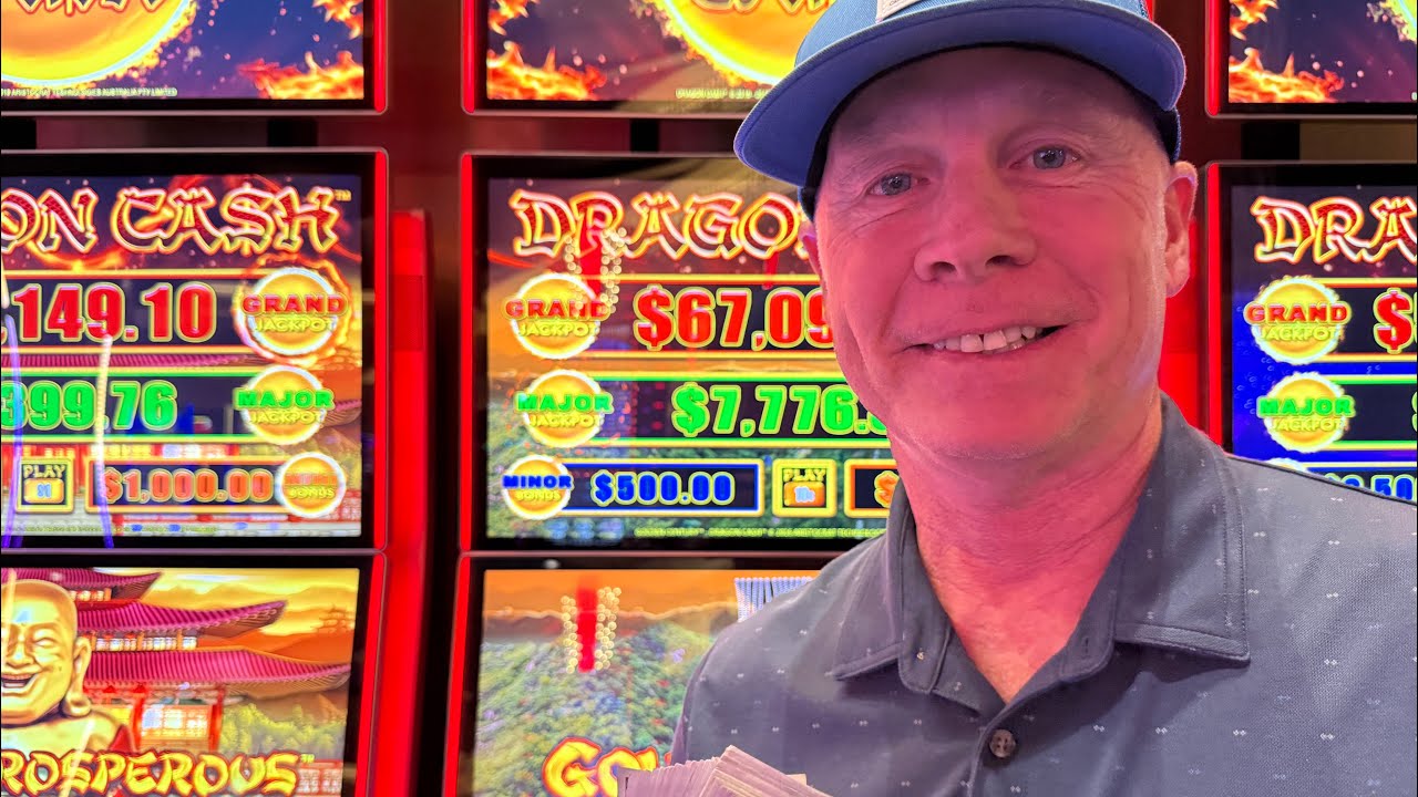 $1000 in on High Limit Dragon Cash Golden Century & Autumn Moon!!