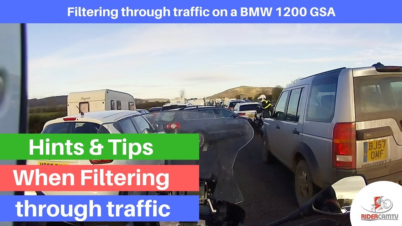 Filtering on a BMW 1200 GS Adventure
