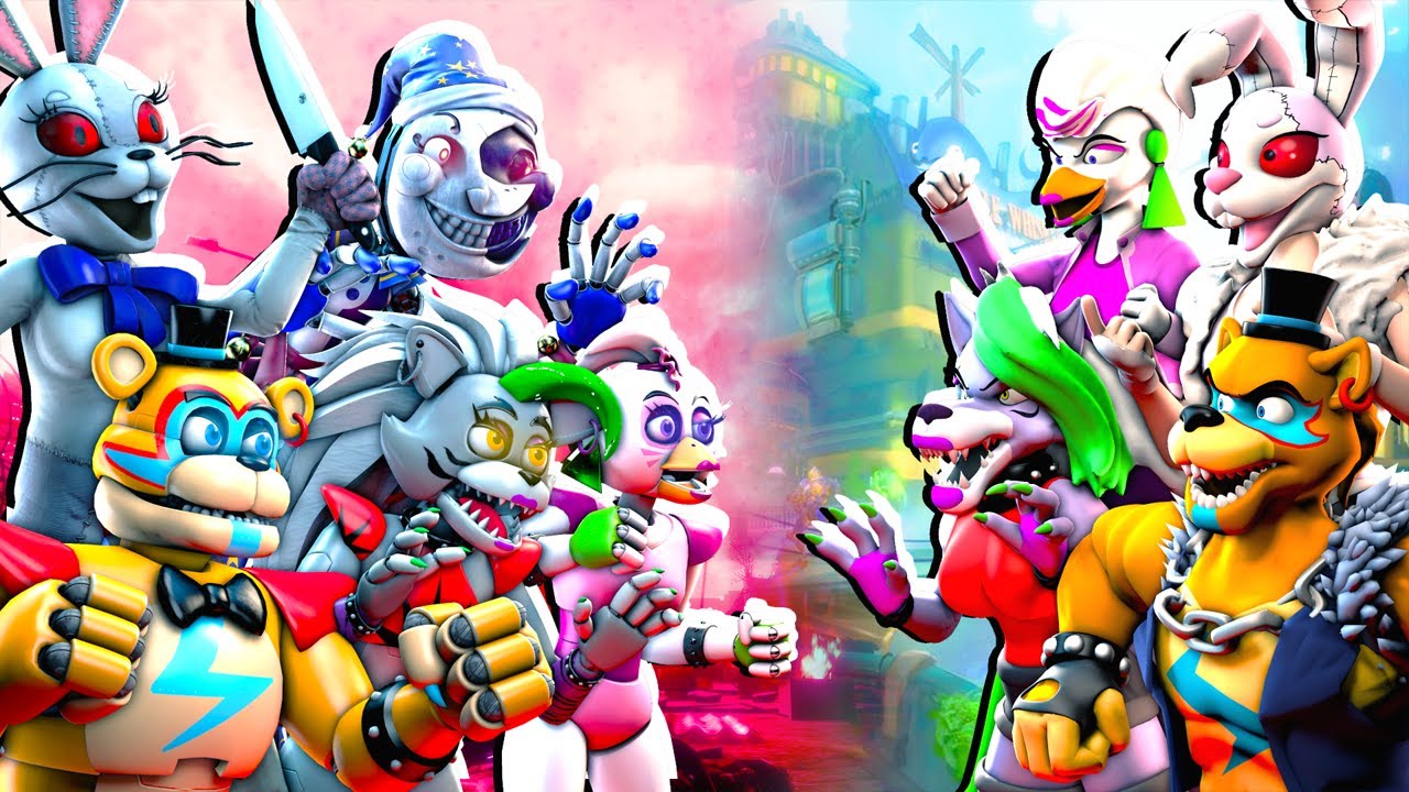 [SFM FNaF] Security Breach vs Security Breach Fury's Rage