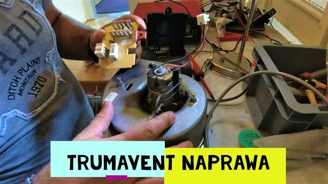 Naprawa Trumavent. Reanimacja wentylatora . Przymusowe zakupy w Obelink.