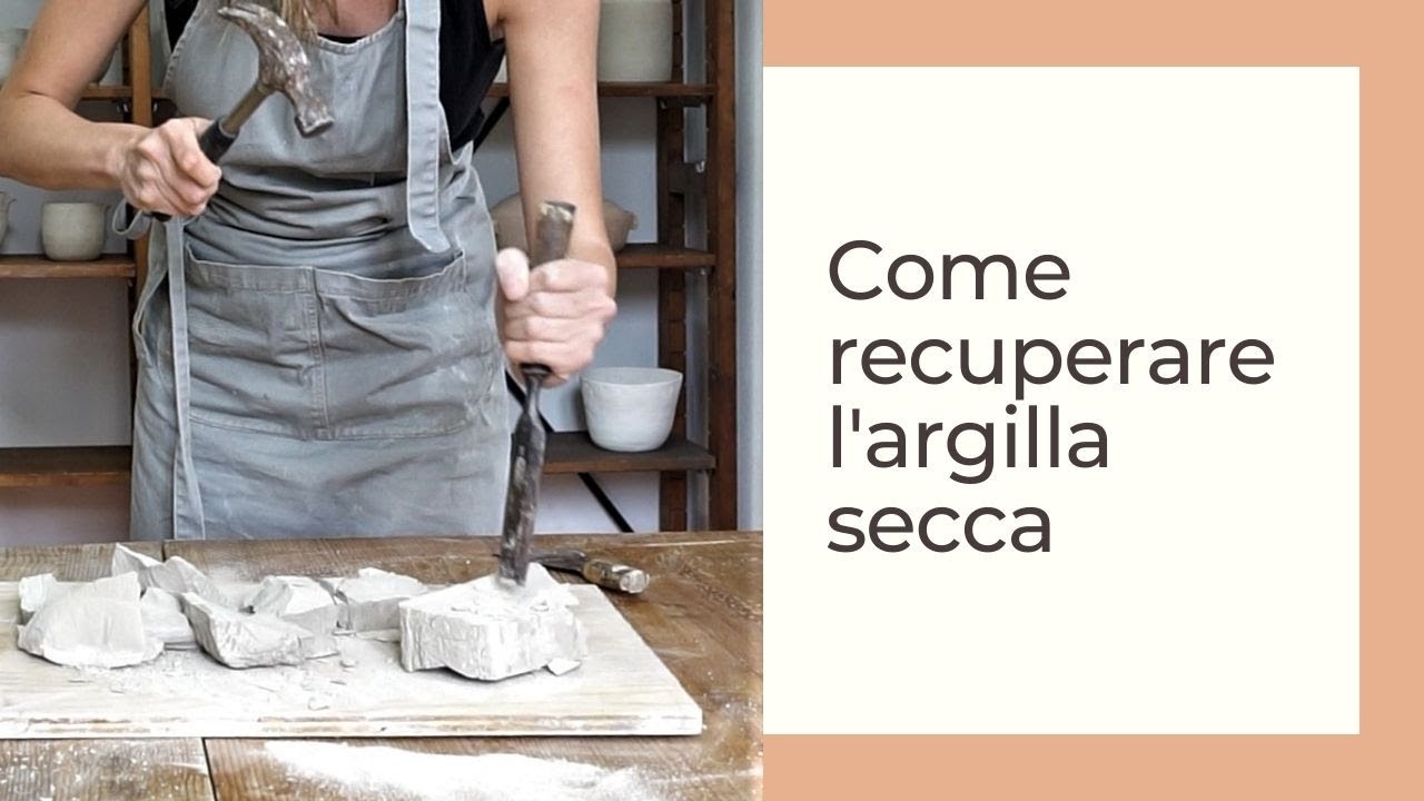 Come riclicare l'argilla secca