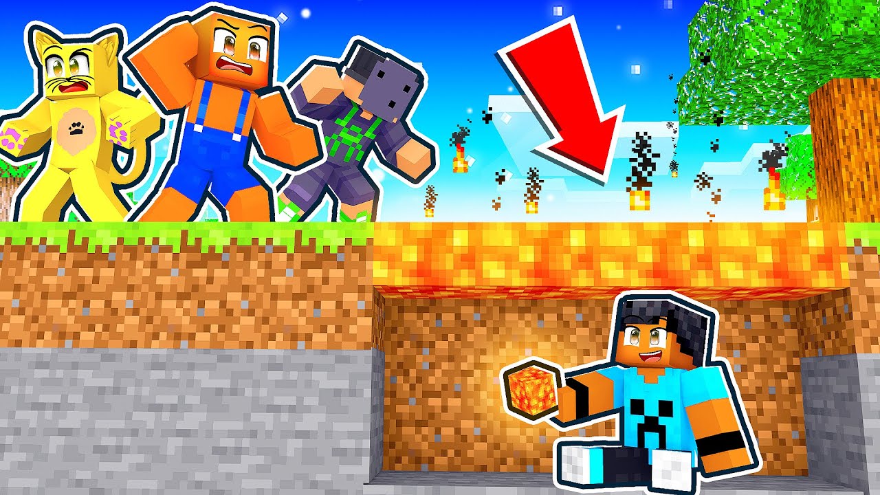 Enganei meus amigos usando LAVA FALSA no esconde-esconde!