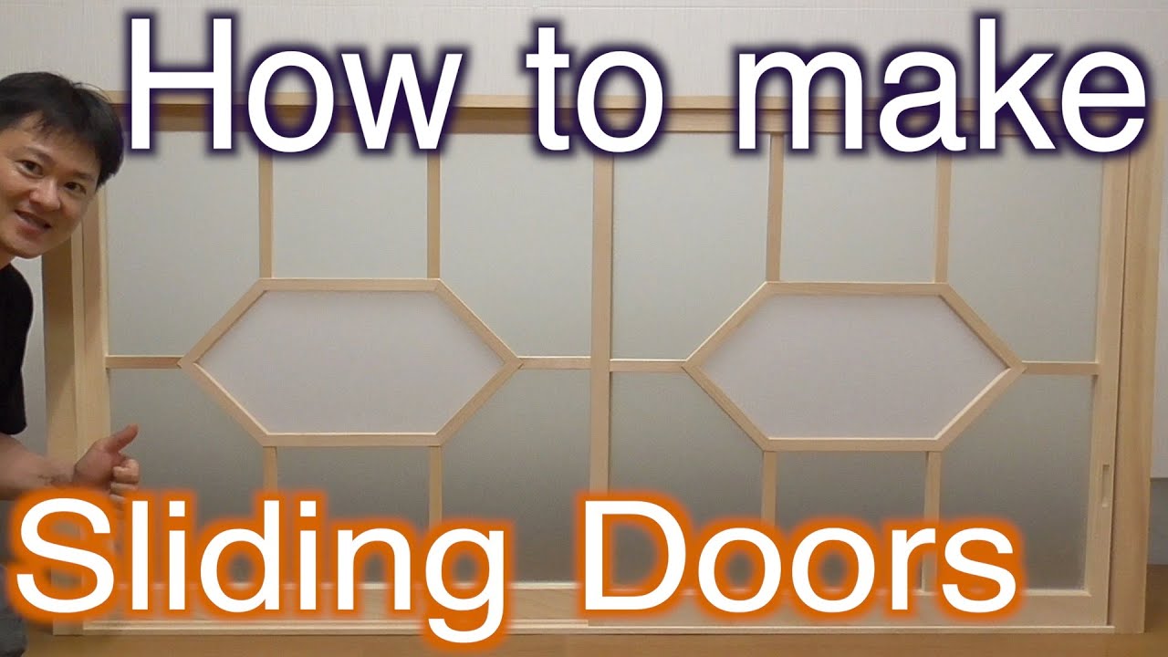 Japanese woodworking projects // How to make Japanese sliding doors // Samurai woodworker joinery