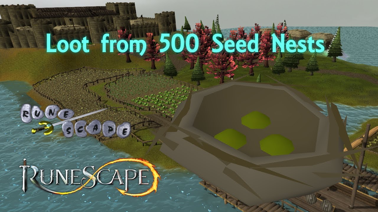 Loot from 500 Bird's Nests from Kingdom of Miscellania (Seeds) - RS3 and OSRS Prices - 0994JT