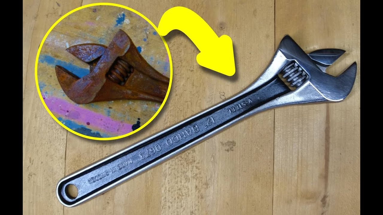 Old Wrench, New Tricks: Adjustable Wrench Restoration