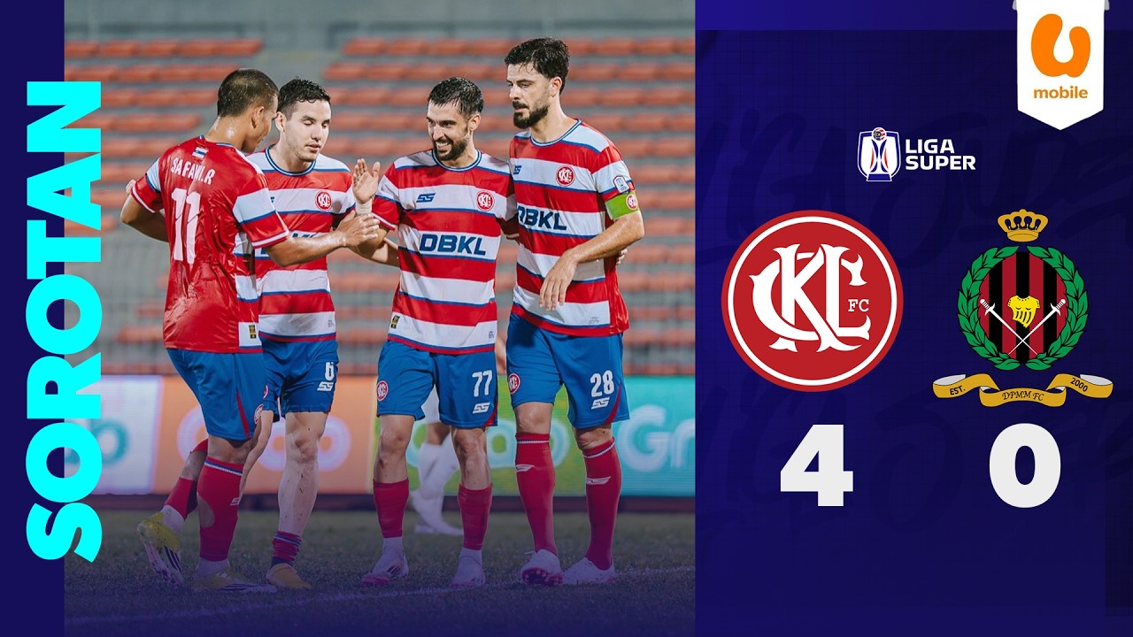 Kuala Lumpur City FC 4-0 DPMM FC | Sorotan Liga Super 2025/26