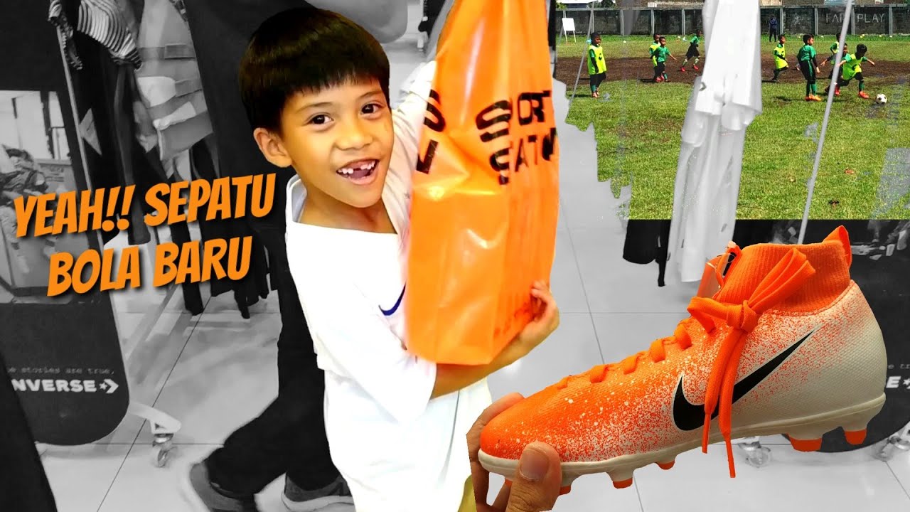 BELI SEPATU BOLA BARU !!! REVIEW LANGSUNG PAKE LATIHAN