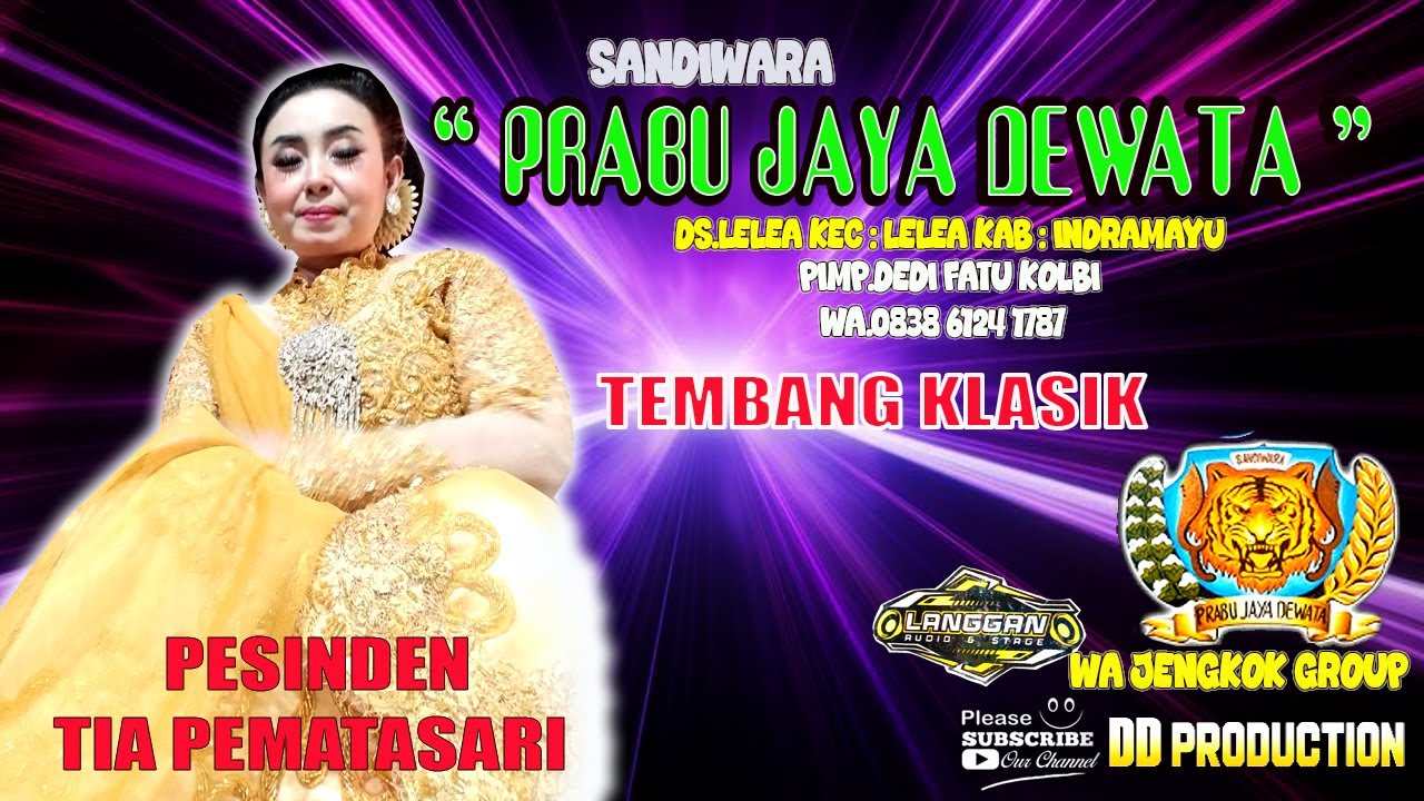 TEMBANG KLASIK II PESINDEN BUNDA TIA PERMATASARI II  SANDIWARA PRABU JAYA DEWATA  II BLOK CIBRENGKOK
