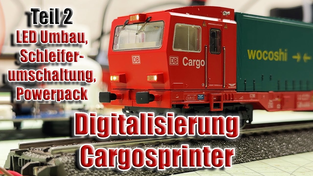 Digitalisierung Märklin Cargosprinter 34090 (Teil 2)