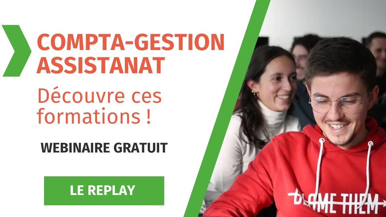 Webinaire découvre les formations en Compta-Gestion & Assistanat