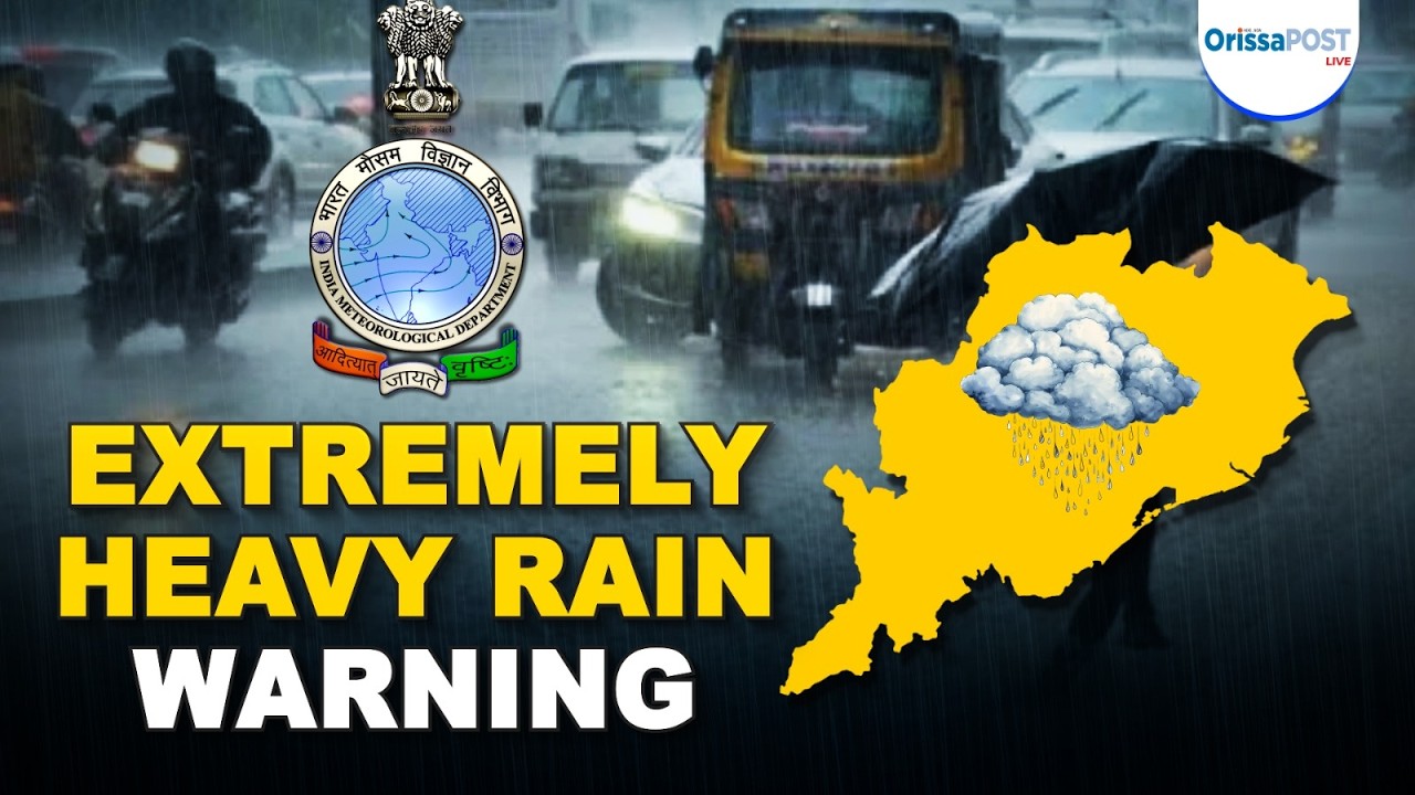 Odisha weather update | IMD issues red alert for 5 districts as low-pressure area intensifies