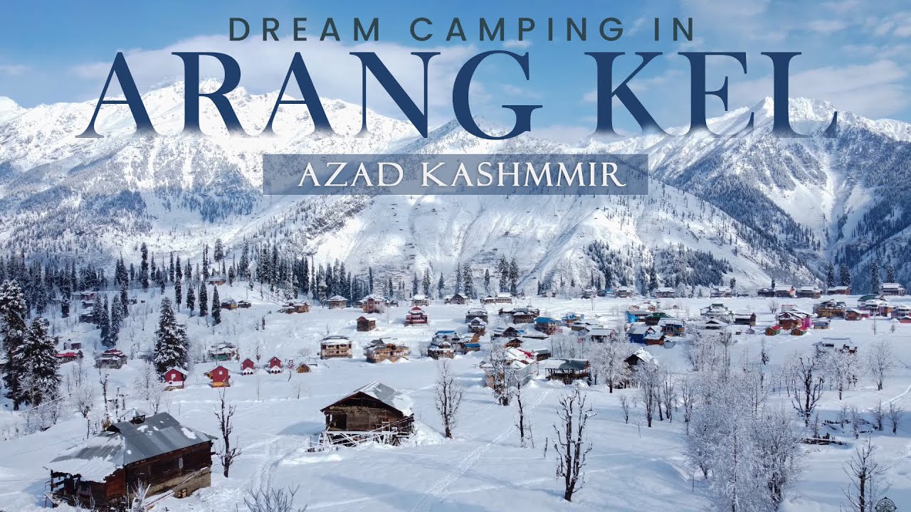 Caught in a SNOWSTORM at ARANG KEL PAKISTAN- Winter Survival Bushcraft Shelter Camping in Heavy Snow