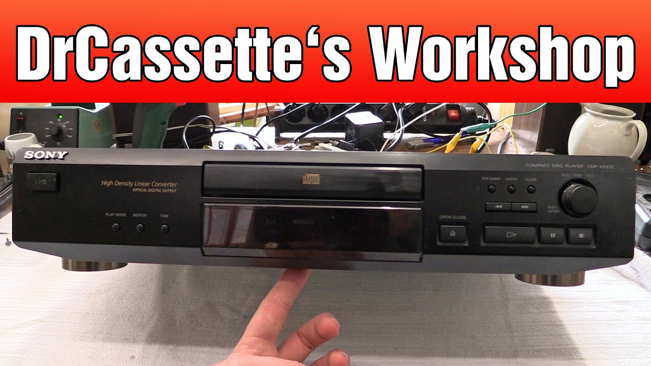 DrCassette's Workshop - Sony CDP-XE220 CD player