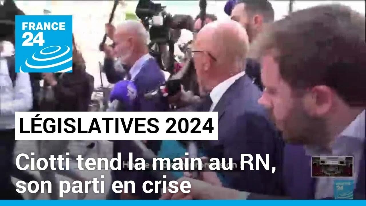 L&eacute;gislatives 2024 : la droite explose apr&egrave;s l'annonce par Ciotti d'une alliance avec le RN