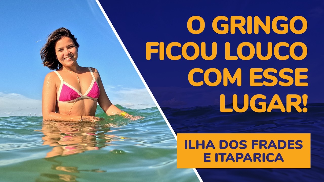 O passeio mais bonito da Bahia? Conheça Ilha dos FRADES e ITAPARICA!